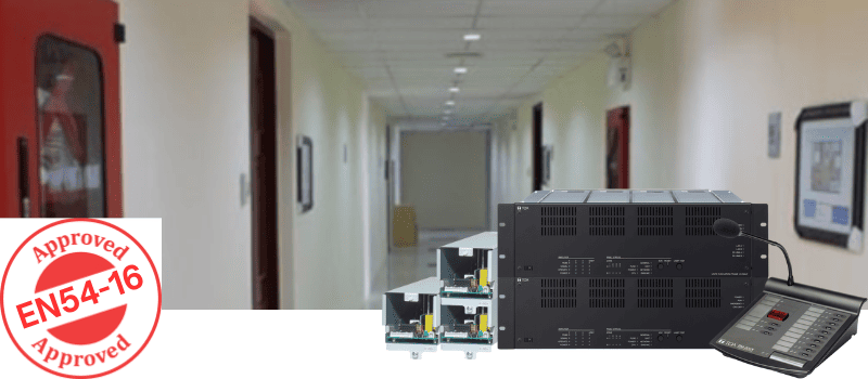 Hệ thống âm thanh sơ tán khẩn cấp TOA  VX‑3000 đạt tiêu chuẩn EN 54-16